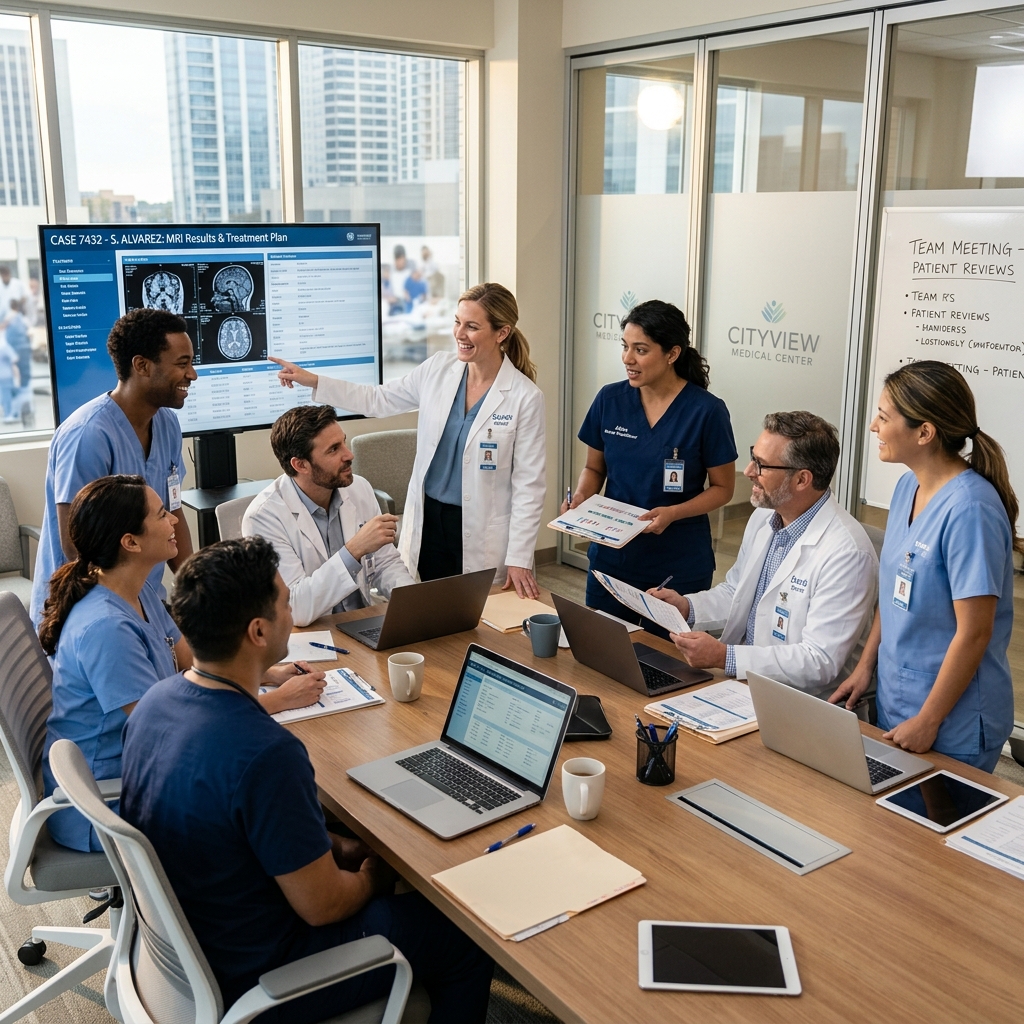 Medical team in a meeting